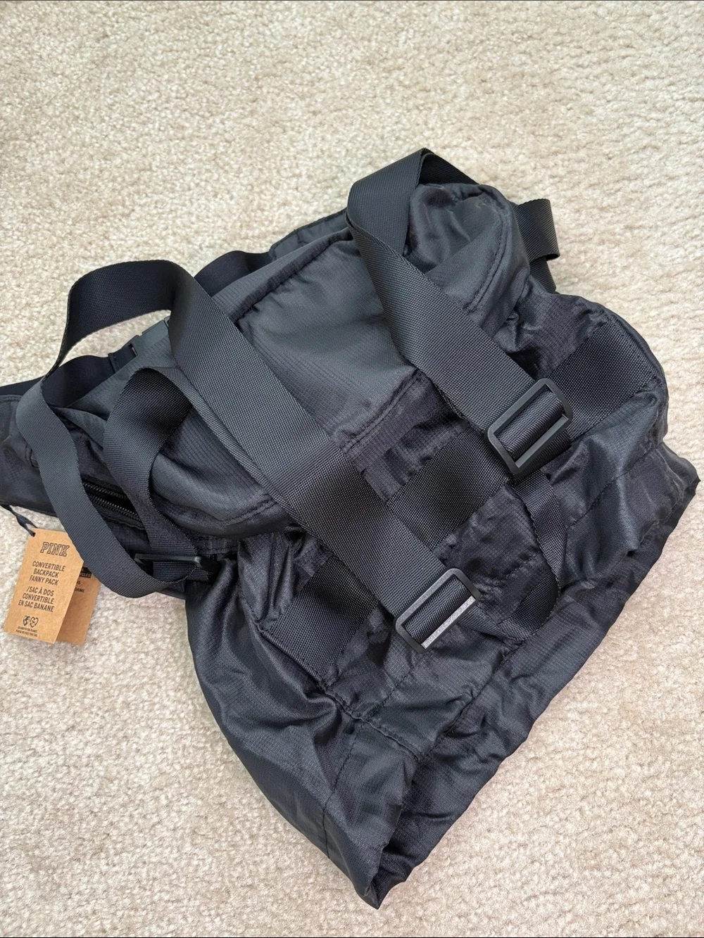 PINK Victoria’s Secret Convertible Backpack Fanny Pack